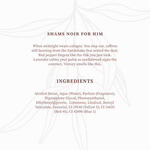Shams noir