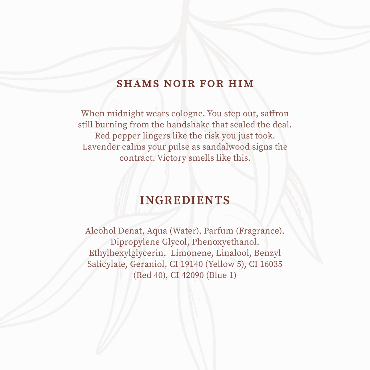 Shams noir - Dar Attar