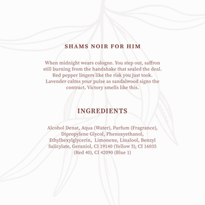 Shams noir - Dar Attar