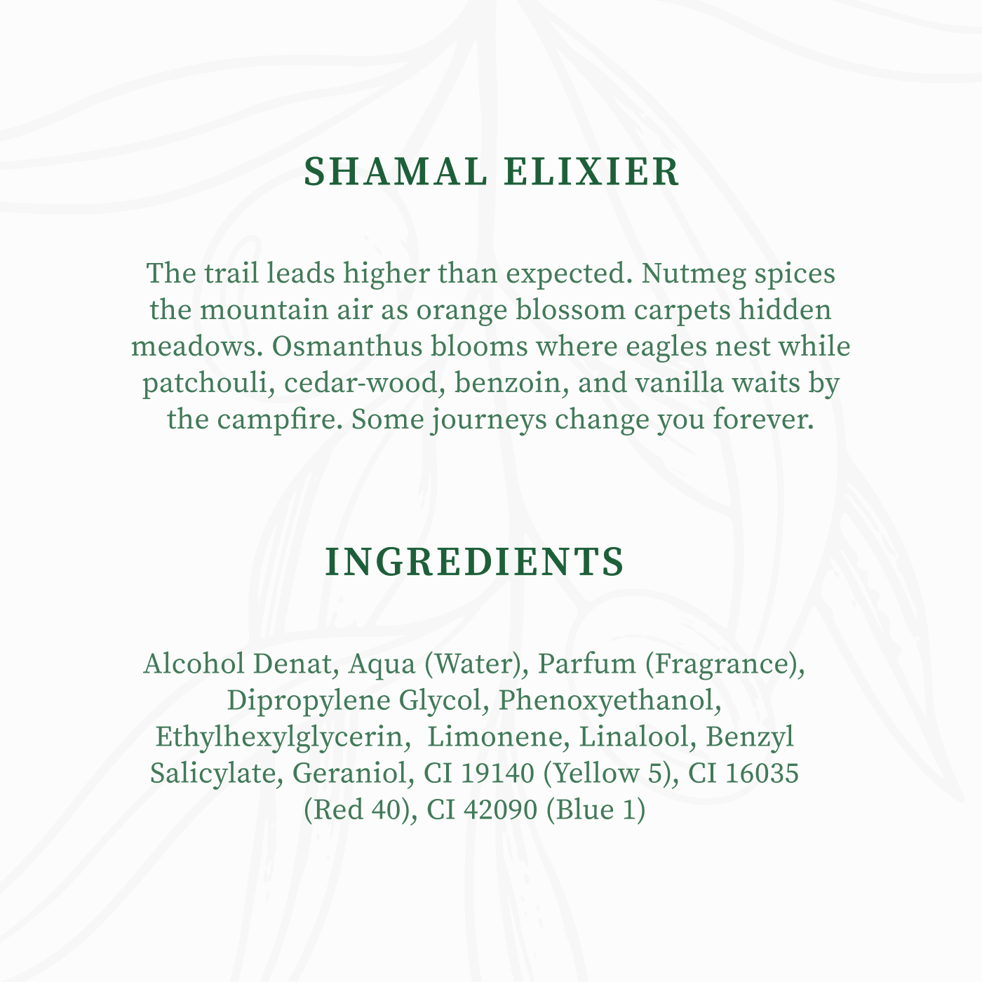Shamal Elixir - Dar Attar