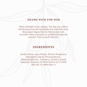 Shams noir - Dar Attar
